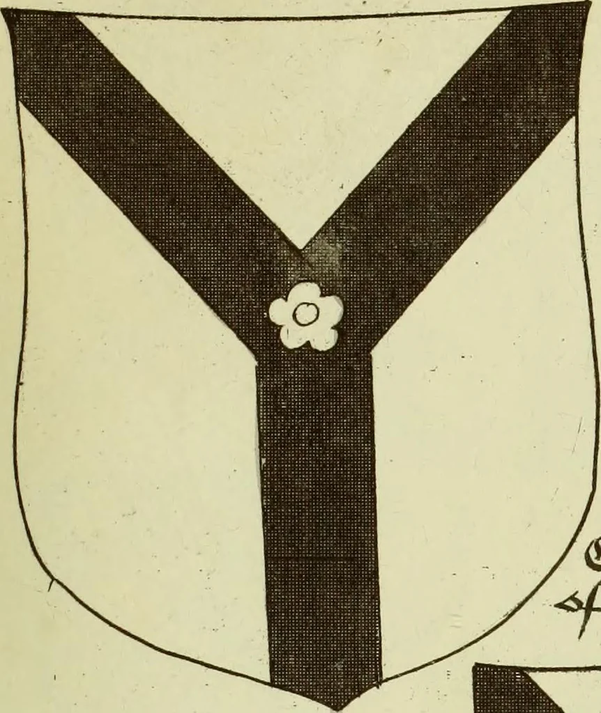 An illustration from Fac simile of an ancient heraldic manuscript, 1822, leaf 449