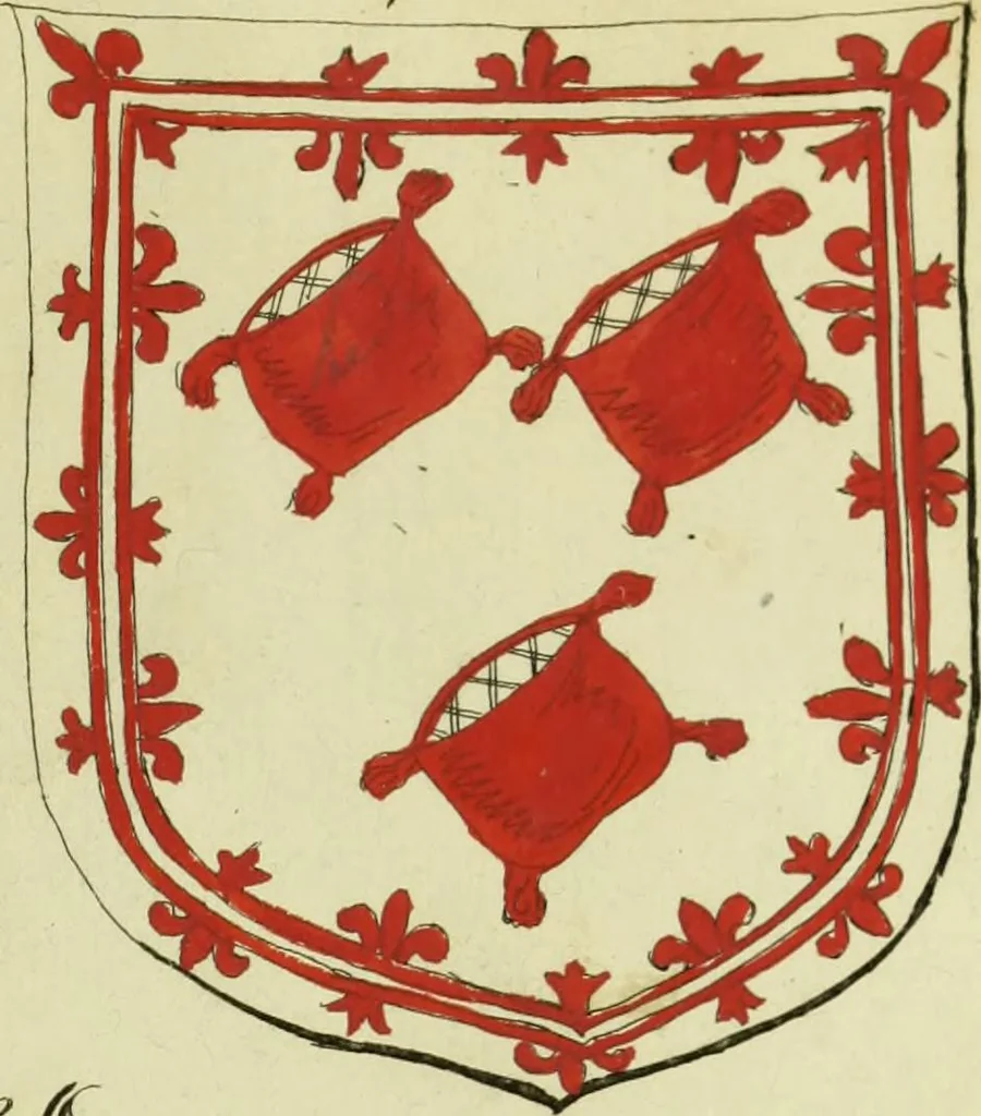 An illustration from Fac simile of an ancient heraldic manuscript, 1822, leaf 457