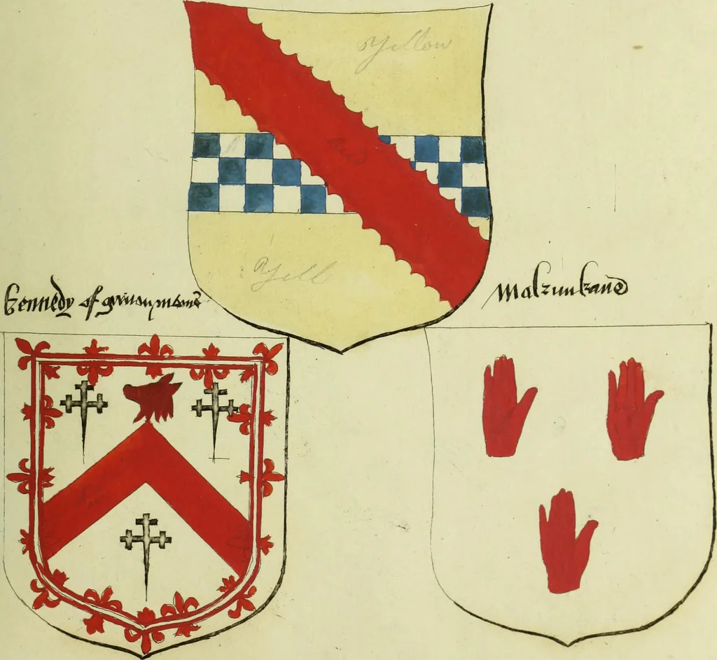 An illustration from Fac simile of an ancient heraldic manuscript, 1822, leaf 457