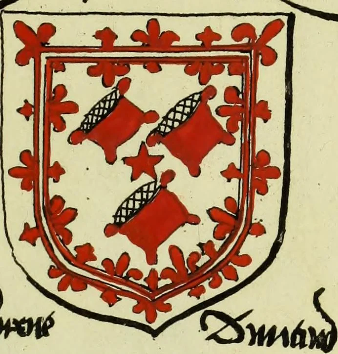 An illustration from Fac simile of an ancient heraldic manuscript, 1822, leaf 465