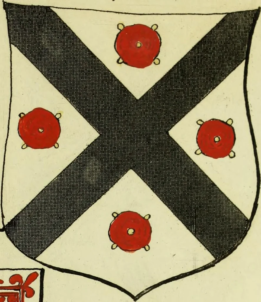 An illustration from Fac simile of an ancient heraldic manuscript, 1822, leaf 465