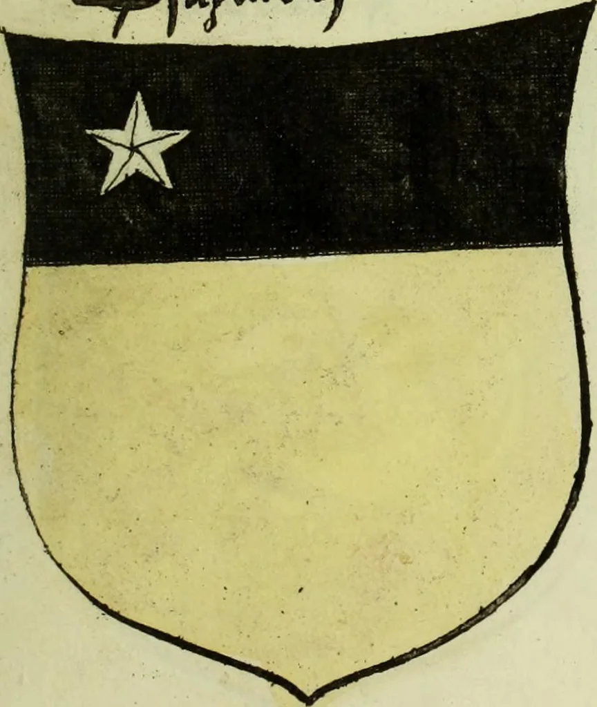 An illustration from Fac simile of an ancient heraldic manuscript, 1822, leaf 481