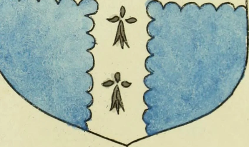An illustration from Fac simile of an ancient heraldic manuscript, 1822, leaf 489