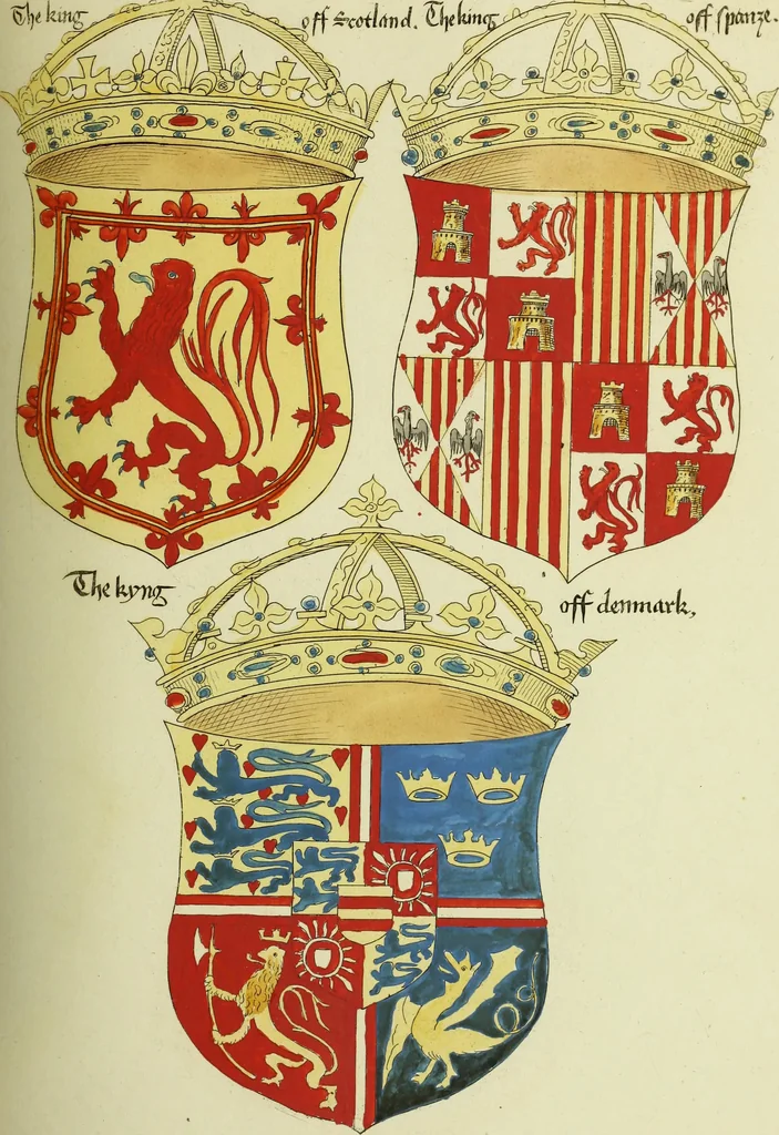 An illustration from Fac simile of an ancient heraldic manuscript, 1822, leaf 67