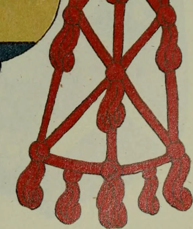 An illustration from Fac simile of an ancient heraldic manuscipt : emblazoned by Sir David Lyndsay of the Mount. Lyon king of armes 1542, 1878, leaf 127