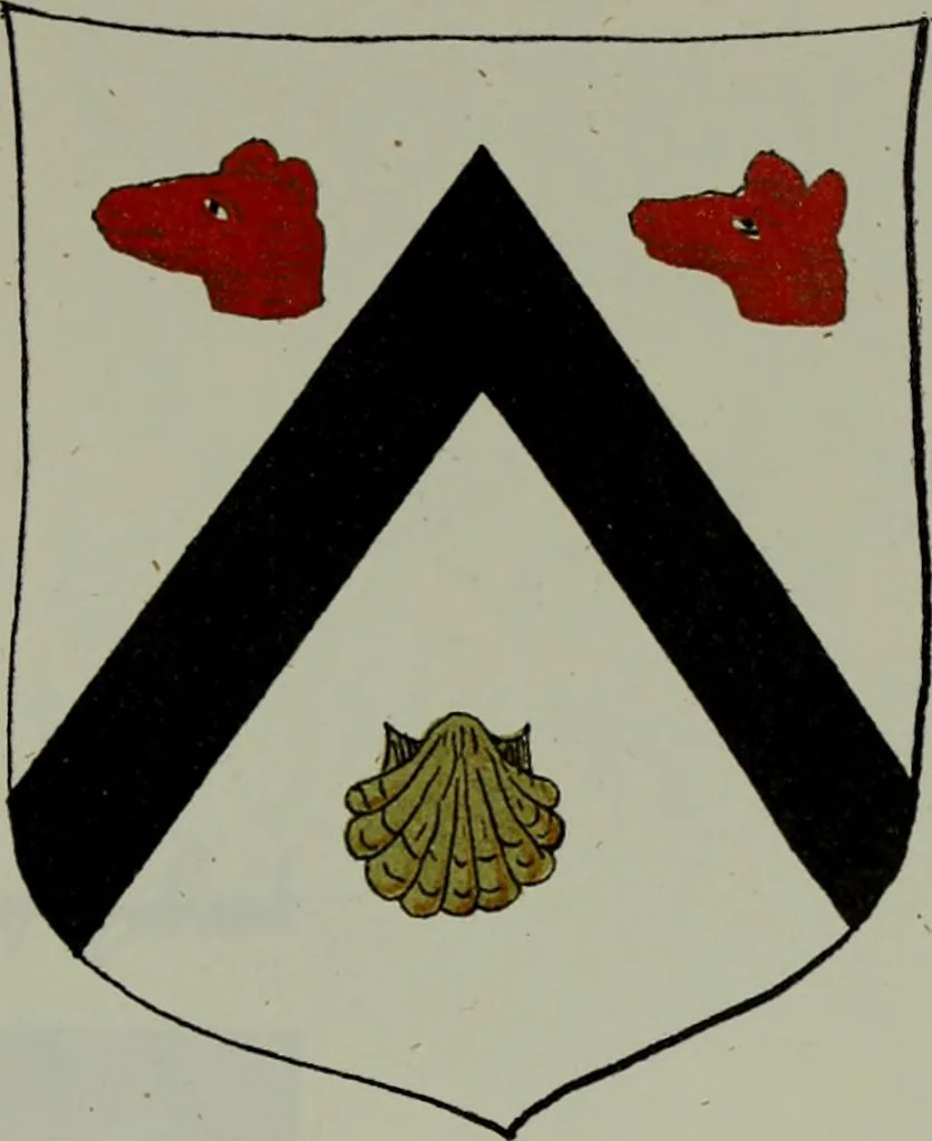 An illustration from Fac simile of an ancient heraldic manuscipt : emblazoned by Sir David Lyndsay of the Mount. Lyon king of armes 1542, 1878, leaf 187