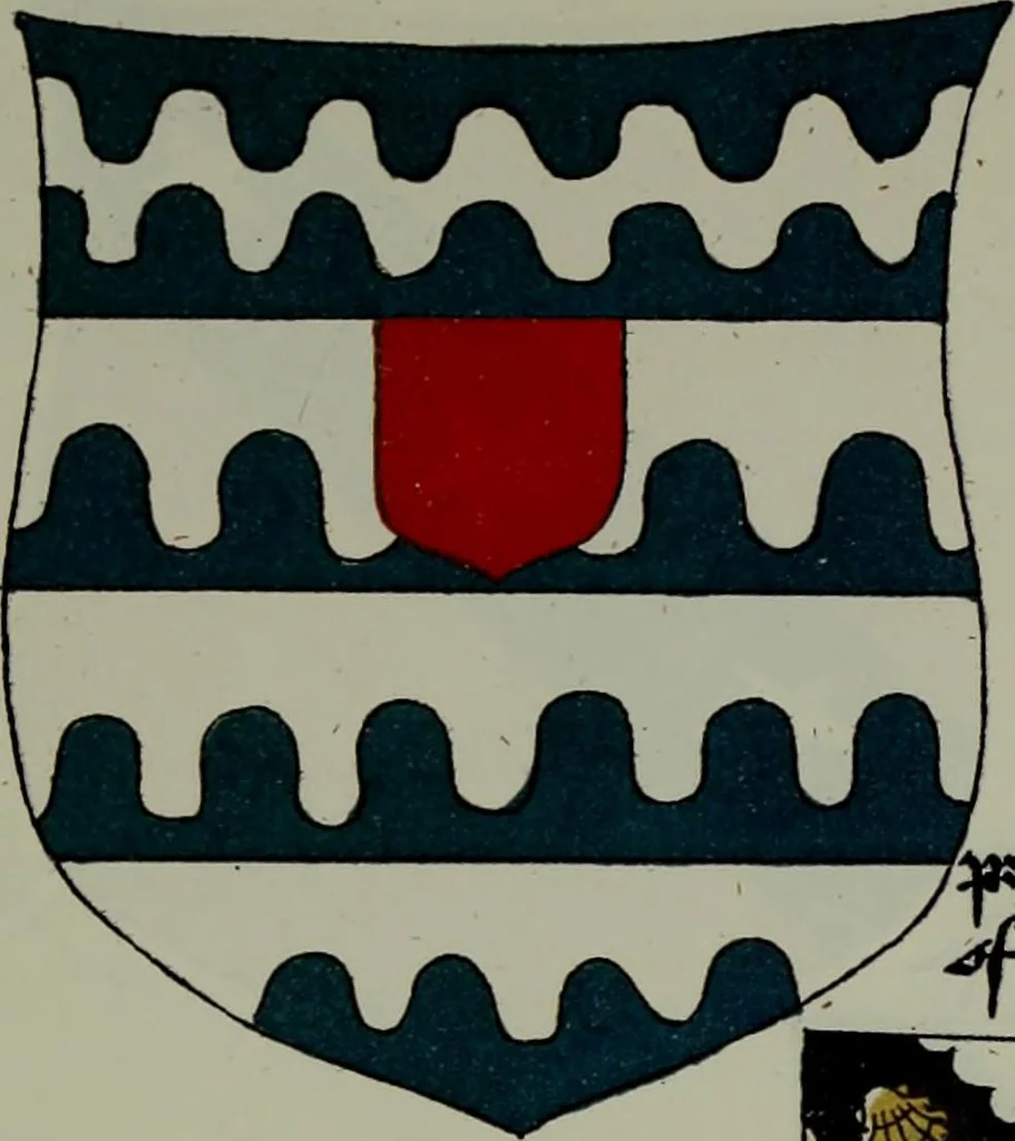 An illustration from Fac simile of an ancient heraldic manuscipt : emblazoned by Sir David Lyndsay of the Mount. Lyon king of armes 1542, 1878, leaf 217