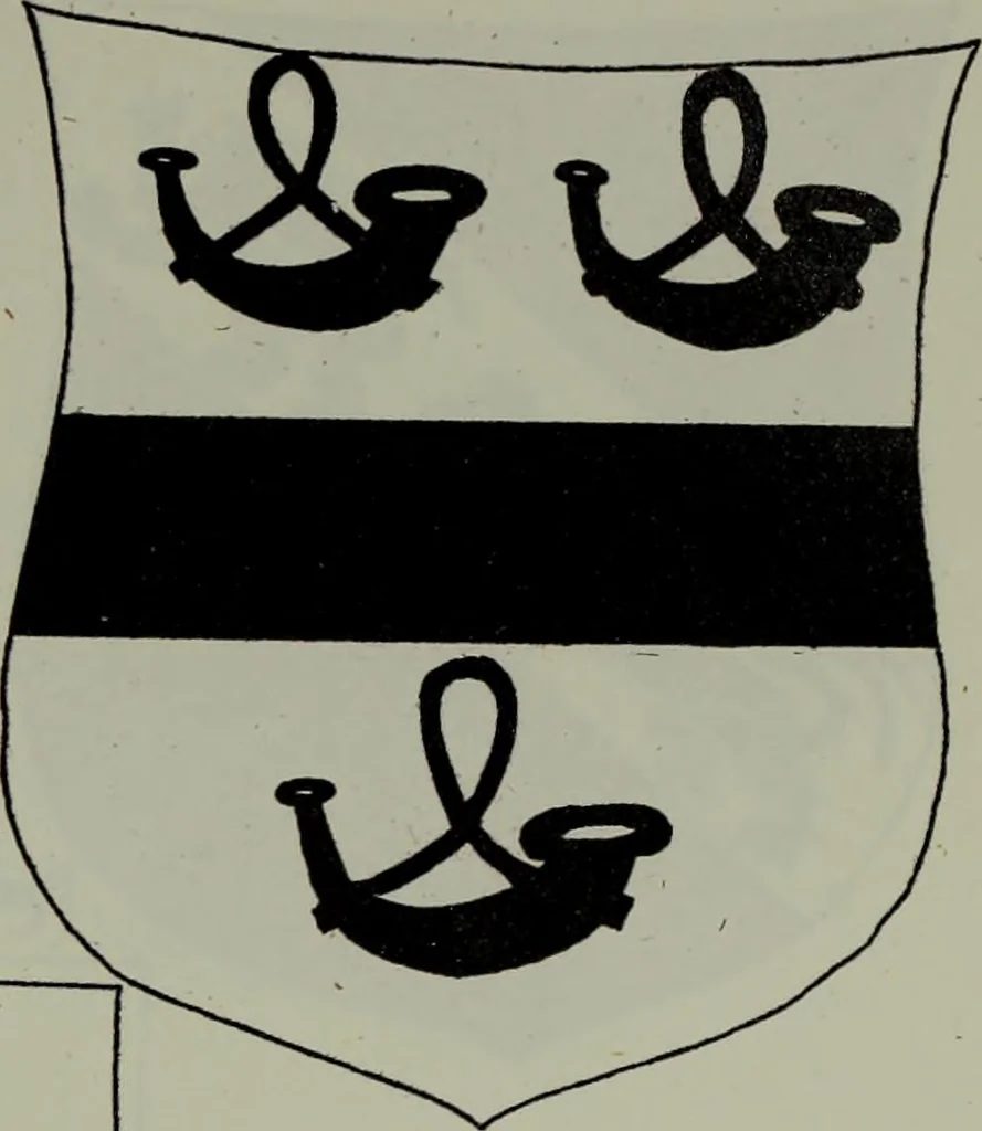 An illustration from Fac simile of an ancient heraldic manuscipt : emblazoned by Sir David Lyndsay of the Mount. Lyon king of armes 1542, 1878, leaf 217