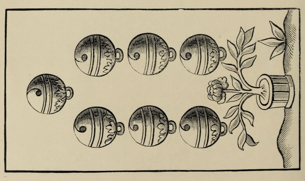 An illustration from Facts and speculations on the origin and history of playing cards, 1848, leaf 310