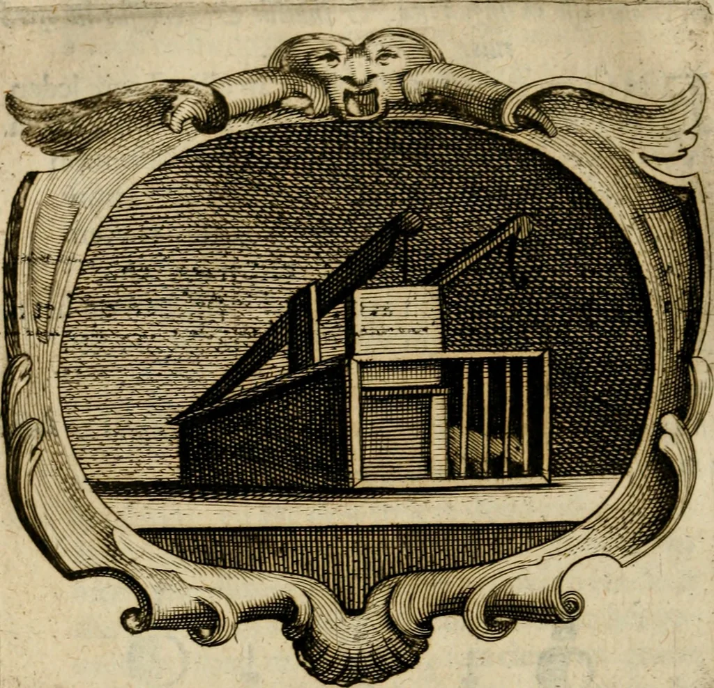 An illustration from Faems Weer-galm der Neder-duytsche poësie, 1670, leaf 293