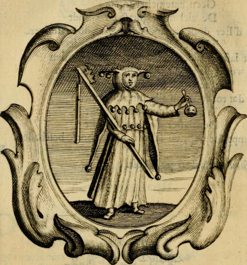 An illustration from Faems Weer-galm der Neder-duytsche poësie, 1670, leaf 87