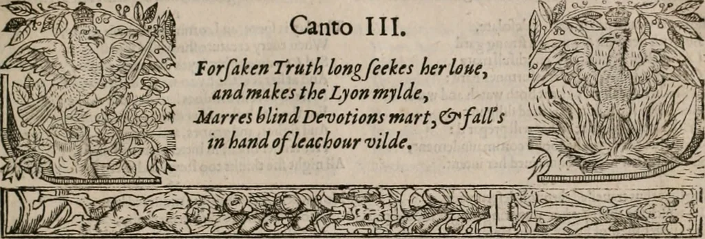 An illustration from The faerie queene : disposed into XII bookes, fashioning twelue morall vertues, 1609, leaf 16
