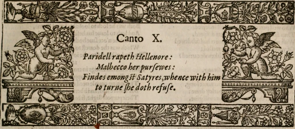 An illustration from The faerie queene : disposed into XII bookes, fashioning twelue morall vertues, 1609, leaf 176