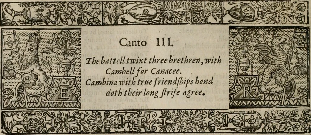 An illustration from The faerie queene : disposed into XII bookes, fashioning twelue morall vertues, 1609, leaf 205