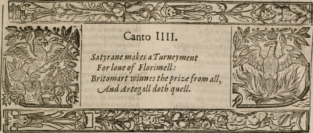 An illustration from The faerie queene : disposed into XII bookes, fashioning twelue morall vertues, 1609, leaf 210