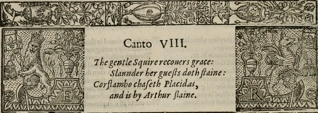 An illustration from The faerie queene : disposed into XII bookes, fashioning twelue morall vertues, 1609, leaf 227