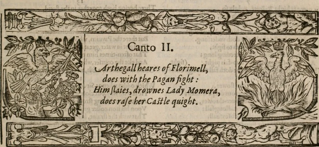 An illustration from The faerie queene : disposed into XII bookes, fashioning twelue morall vertues, 1609, leaf 256