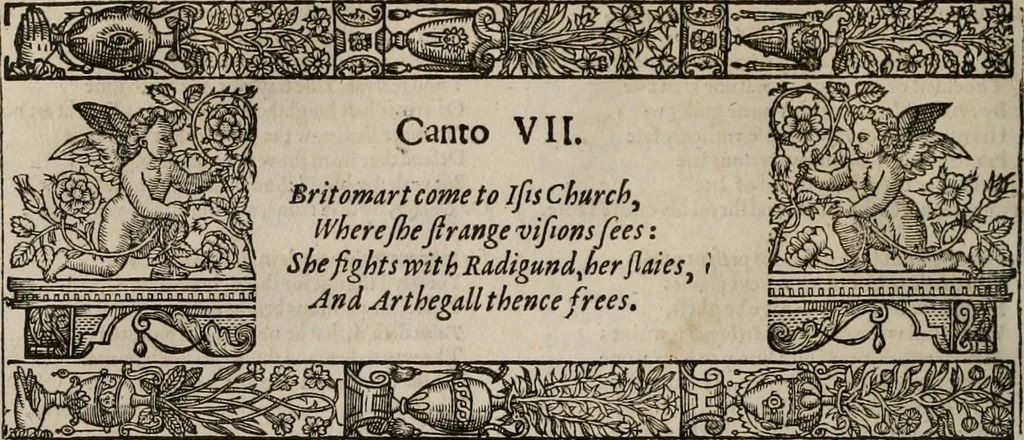 An illustration from The faerie queene : disposed into XII bookes, fashioning twelue morall vertues, 1609, leaf 279