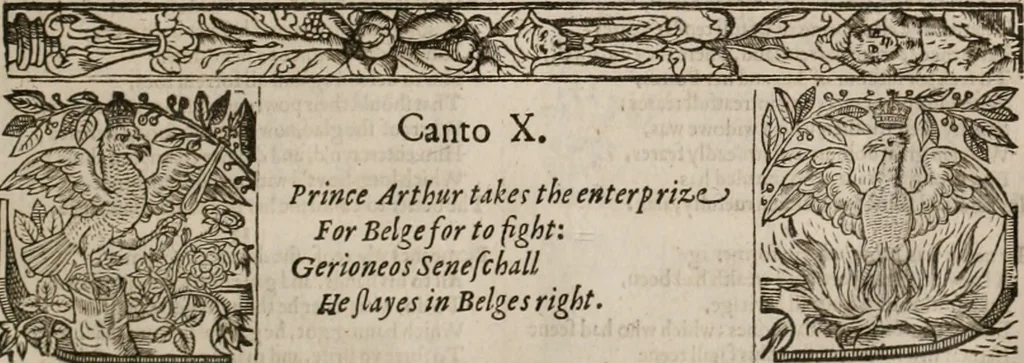 An illustration from The faerie queene : disposed into XII bookes, fashioning twelue morall vertues, 1609, leaf 292