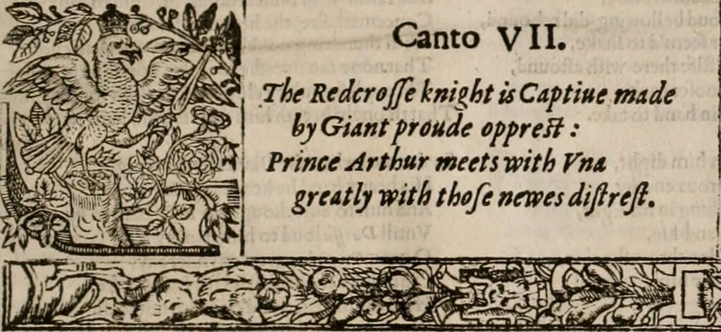 An illustration from The faerie queene : disposed into XII bookes, fashioning twelue morall vertues, 1609, leaf 34