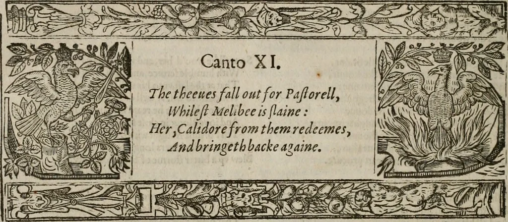 An illustration from The faerie queene : disposed into XII bookes, fashioning twelue morall vertues, 1609, leaf 349
