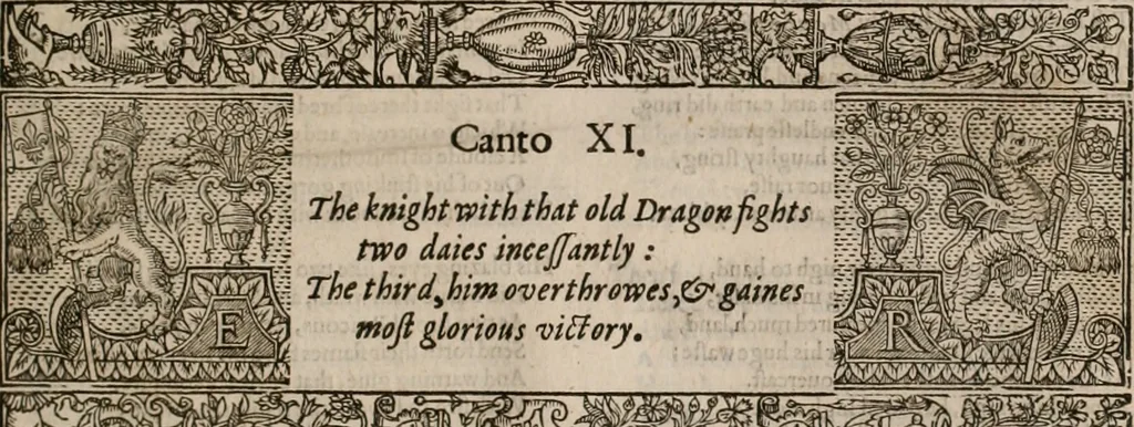 An illustration from The faerie queene : disposed into XII bookes, fashioning twelue morall vertues, 1609, leaf 54