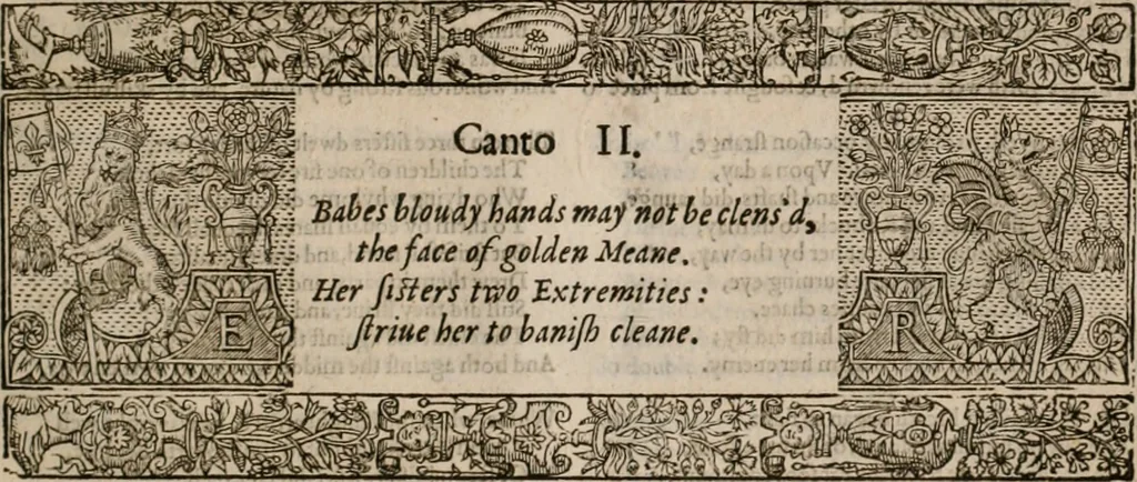 An illustration from The faerie queene : disposed into XII bookes, fashioning twelue morall vertues, 1609, leaf 70