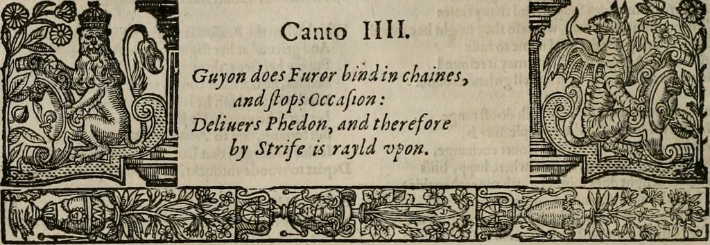 An illustration from The faerie queene : disposed into XII bookes, fashioning twelue morall vertues, 1609, leaf 79