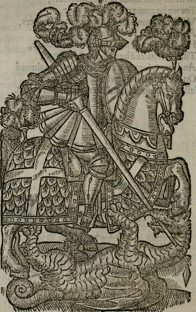 An illustration from The faerie queene : Disposed into twelue bookes, fashioning XII. morall vertues, 1596, leaf 193