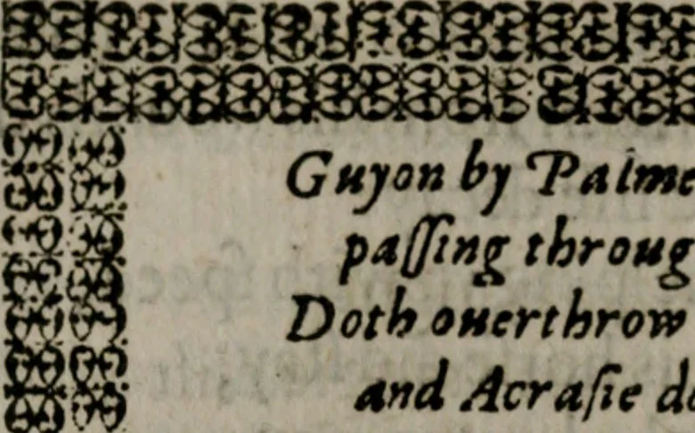 An illustration from The faerie queene : Disposed into twelue bookes, fashioning XII. morall vertues, 1596, leaf 371
