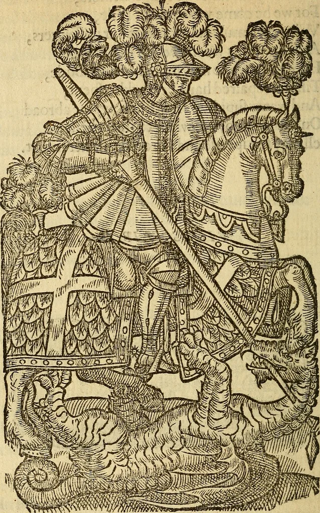 An illustration from The Faerie Qveene : Disposed into twelue bookes, Fashioning XII. Morall vertues, 1596, leaf 189