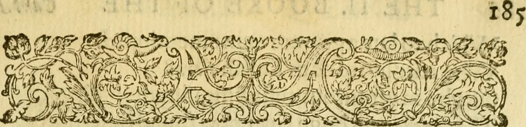 An illustration from The Faerie Qveene : Disposed into twelue bookes, Fashioning XII. Morall vertues, 1596, leaf 190