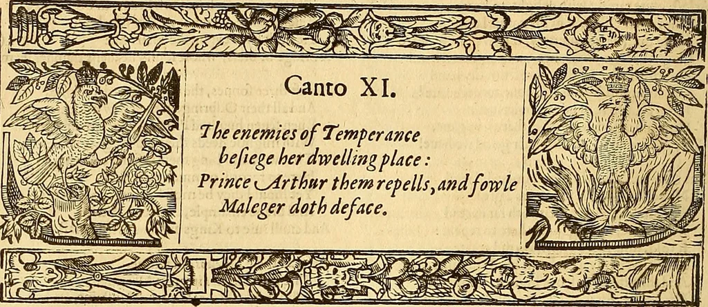 An illustration from The faerie qveene, disposed into XII. bookes, : fashioning twelue morall vertues, 1609, leaf 119