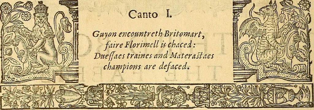 An illustration from The faerie qveene, disposed into XII. bookes, : fashioning twelue morall vertues, 1609, leaf 133