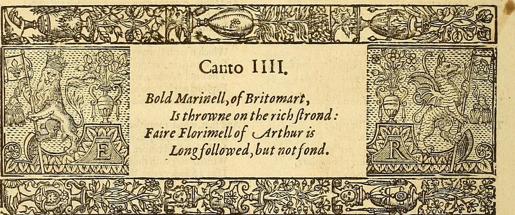 An illustration from The faerie qveene, disposed into XII. bookes, : fashioning twelue morall vertues, 1609, leaf 149