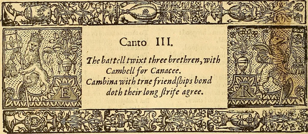 An illustration from The faerie qveene, disposed into XII. bookes, : fashioning twelue morall vertues, 1609, leaf 209