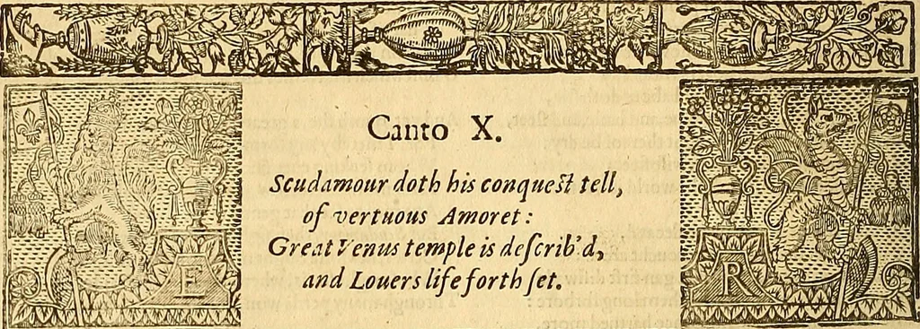 An illustration from The faerie qveene, disposed into XII. bookes, : fashioning twelue morall vertues, 1609, leaf 241