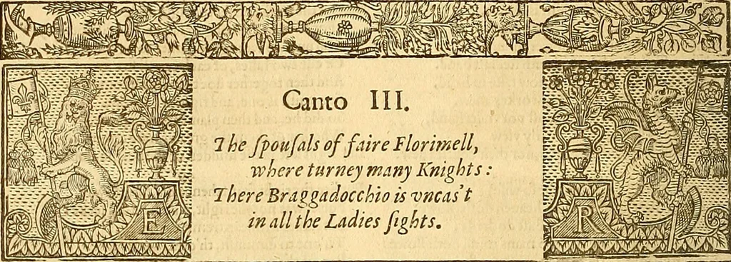 An illustration from The faerie qveene, disposed into XII. bookes, : fashioning twelue morall vertues, 1609, leaf 265