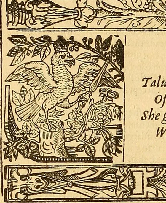 An illustration from The faerie qveene, disposed into XII. bookes, : fashioning twelue morall vertues, 1609, leaf 279