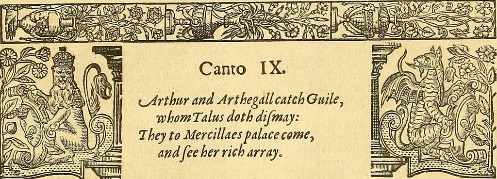 An illustration from The faerie qveene, disposed into XII. bookes, : fashioning twelue morall vertues, 1609, leaf 292