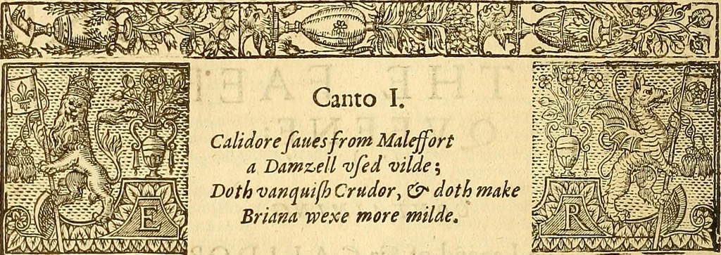 An illustration from The faerie qveene, disposed into XII. bookes, : fashioning twelue morall vertues, 1609, leaf 311