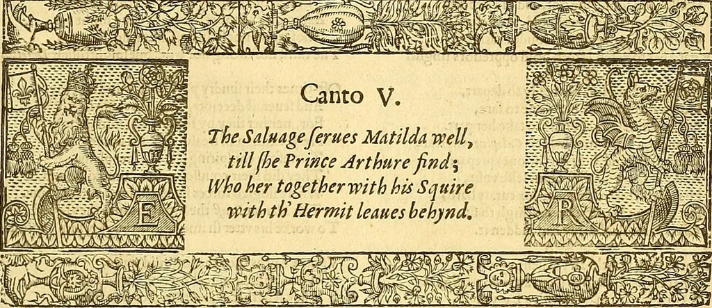 An illustration from The faerie qveene, disposed into XII. bookes, : fashioning twelue morall vertues, 1609, leaf 328