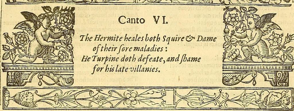 An illustration from The faerie qveene, disposed into XII. bookes, : fashioning twelue morall vertues, 1609, leaf 332