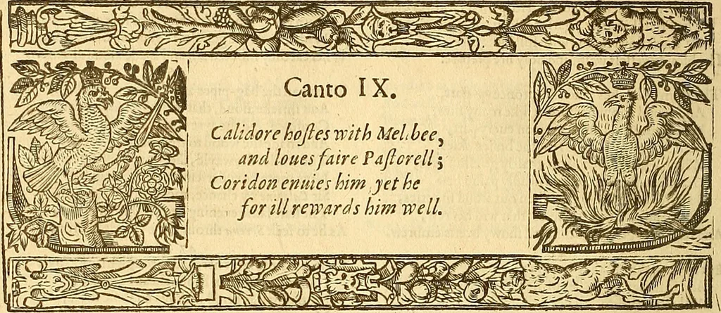 An illustration from The faerie qveene, disposed into XII. bookes, : fashioning twelue morall vertues, 1609, leaf 345