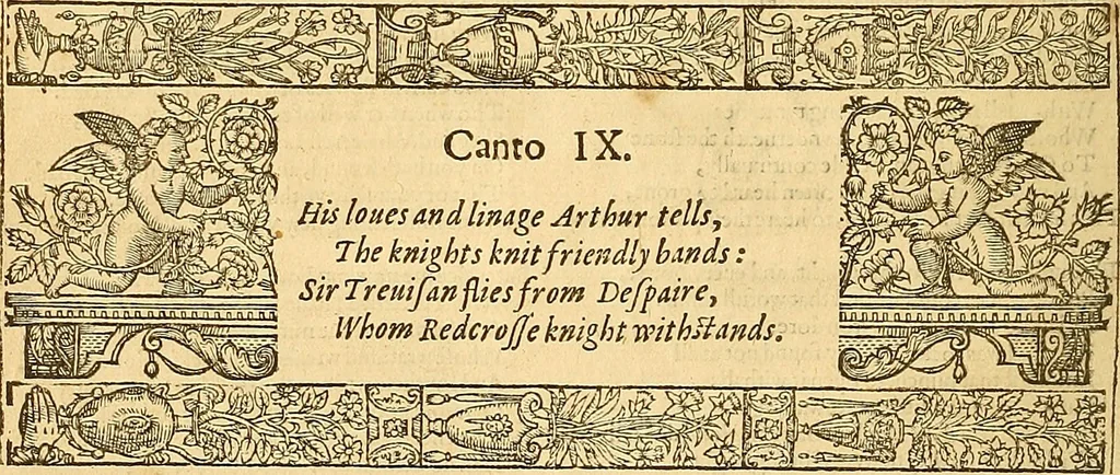 An illustration from The faerie qveene, disposed into XII. bookes, : fashioning twelue morall vertues, 1609, leaf 47