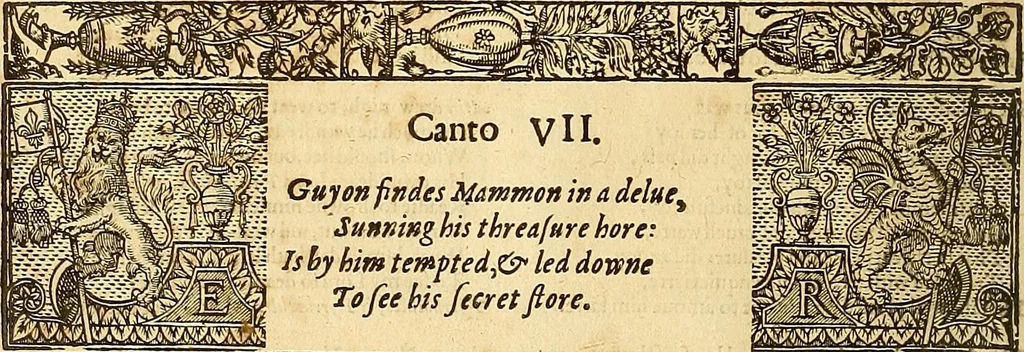 An illustration from The faerie qveene, disposed into XII. bookes, : fashioning twelue morall vertues, 1609, leaf 95