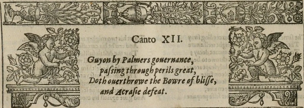 An illustration from The faerie qveen : The shepheards calendar : together with the other works of England's arch-poët, 1611, leaf 121