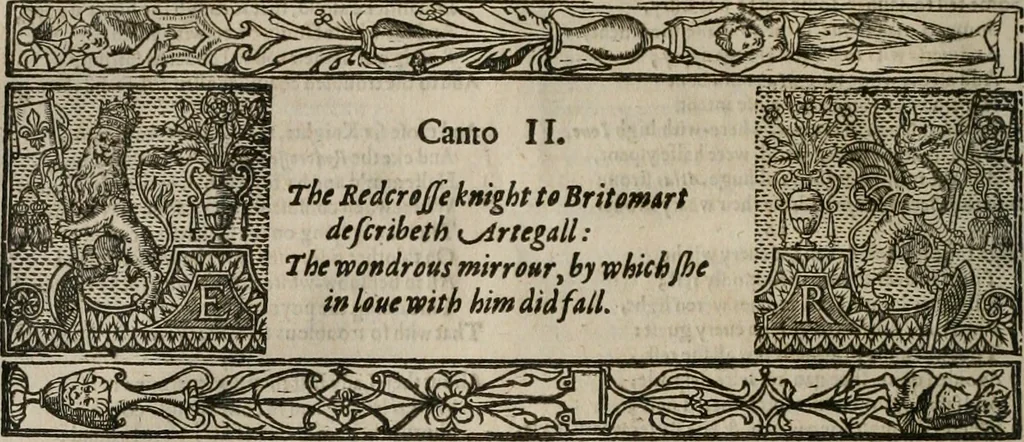 An illustration from The faerie qveen : The shepheards calendar : together with the other works of England's arch-poët, 1611, leaf 137