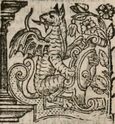 An illustration from The faerie qveen : The shepheards calendar : together with the other works of England's arch-poët, 1611, leaf 216