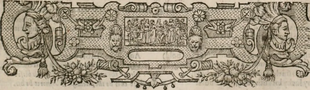 An illustration from The faerie qveen : The shepheards calendar : together with the other works of England's arch-poët, 1611, leaf 238